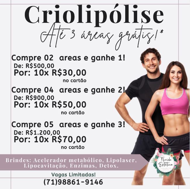 criolipólise promoção novembro 2023 em Salvador